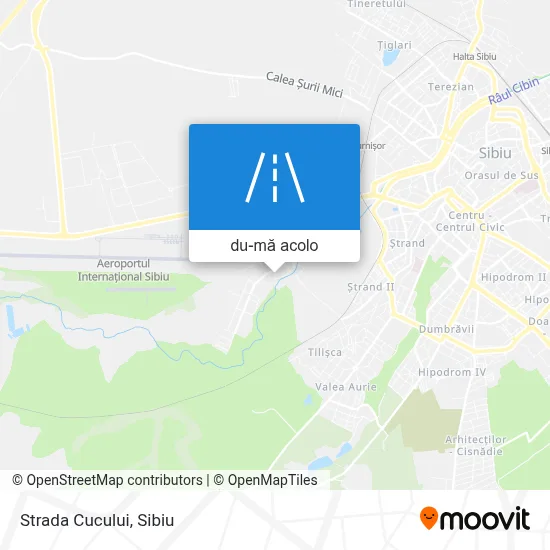 Hartă Strada Cucului