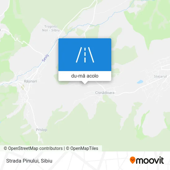 Hartă Strada Pinului