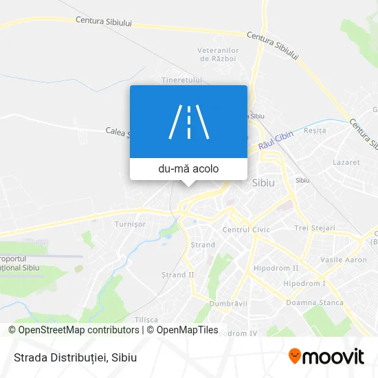 Hartă Strada Distribuției