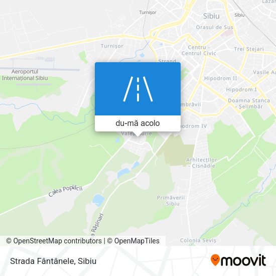 Hartă Strada Fântânele