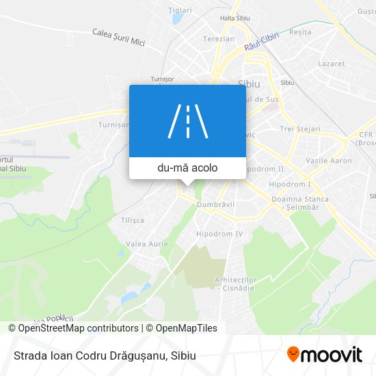 Hartă Strada Ioan Codru Drăgușanu