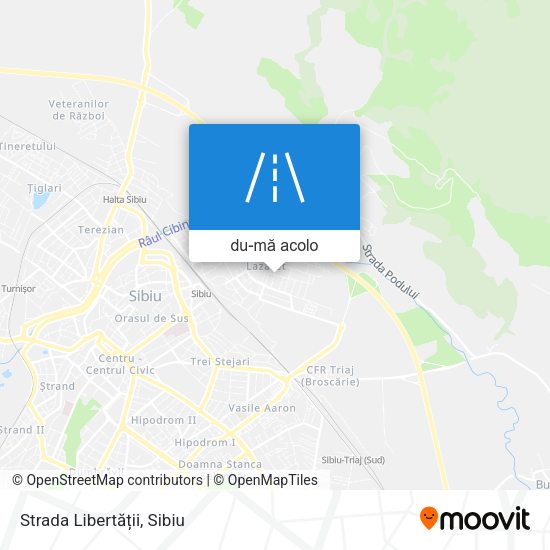 Hartă Strada Libertății