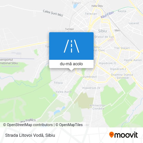 Hartă Strada Litovoi Vodă