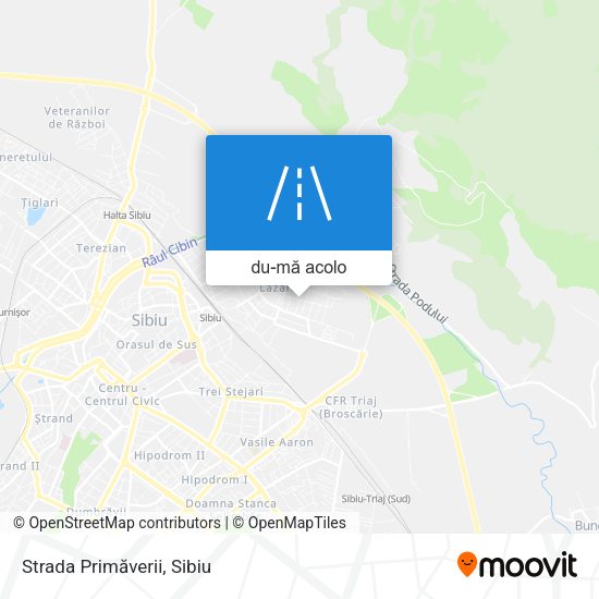 Hartă Strada Primăverii
