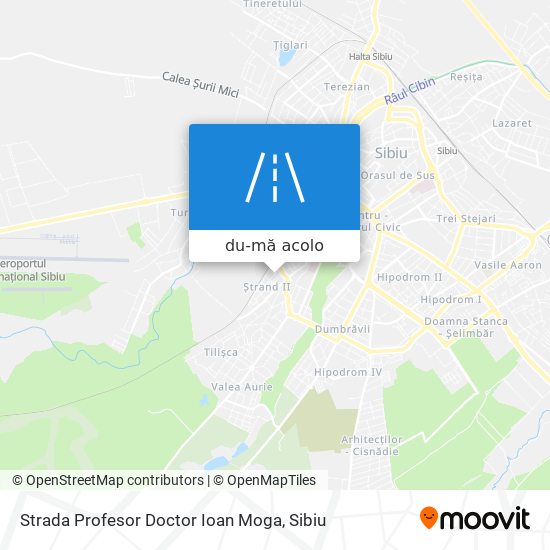 Hartă Strada Profesor Doctor Ioan Moga