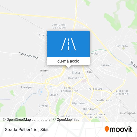 Hartă Strada Pulberăriei