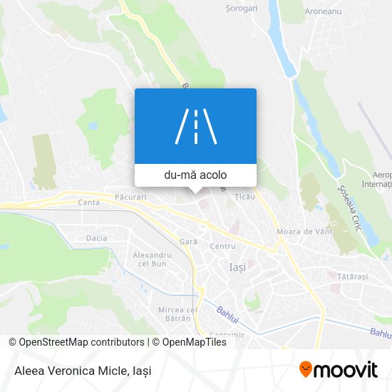 Hartă Aleea Veronica Micle