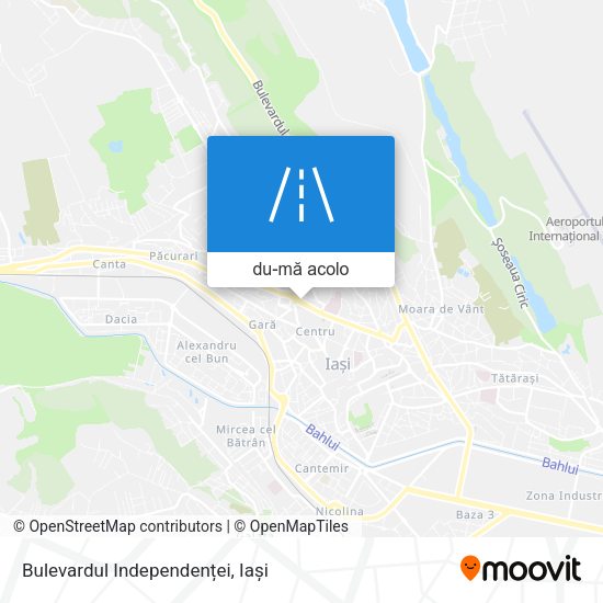 Hartă Bulevardul Independenței