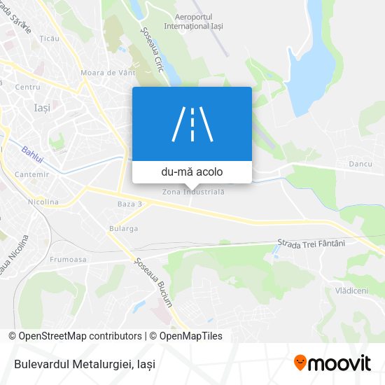 Hartă Bulevardul Metalurgiei