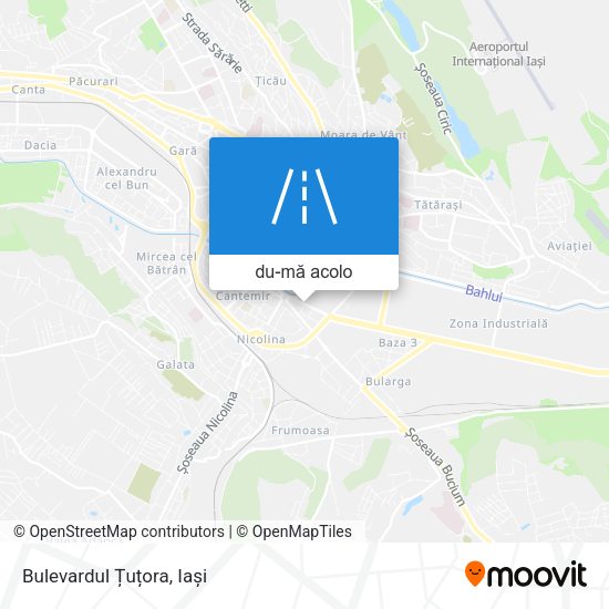 Hartă Bulevardul Țuțora