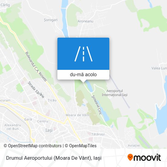 Hartă Drumul Aeroportului (Moara De Vânt)