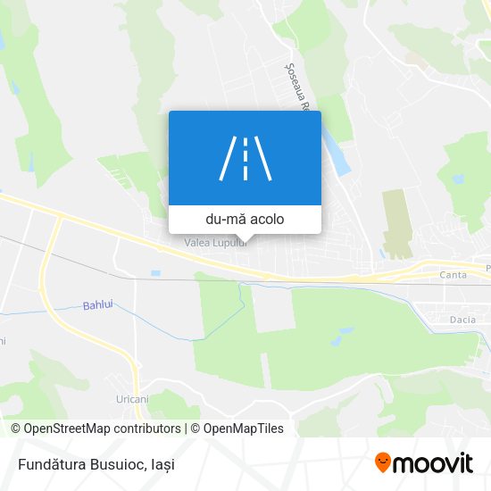 Hartă Fundătura Busuioc