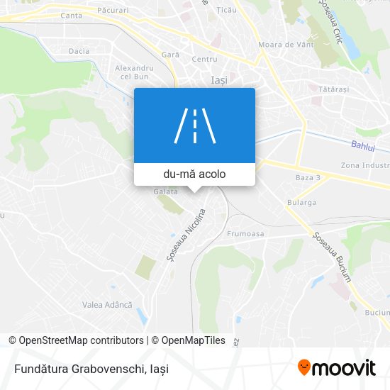 Hartă Fundătura Grabovenschi