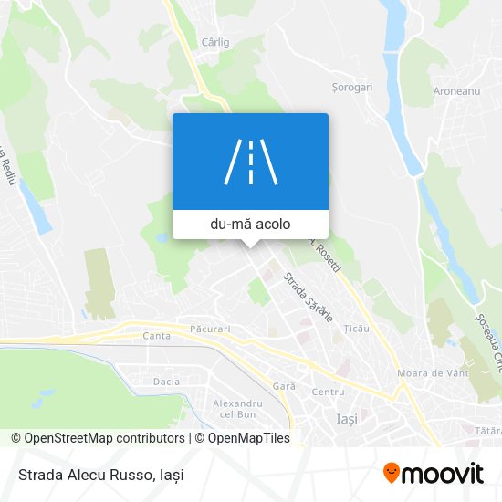 Hartă Strada Alecu Russo