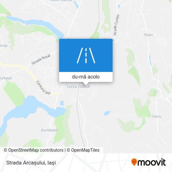 Hartă Strada Arcașului