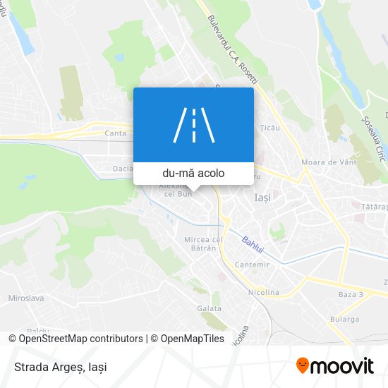 Hartă Strada Argeș