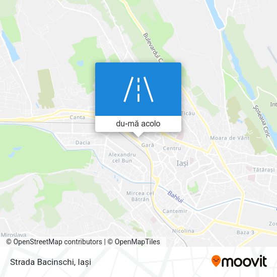 Hartă Strada Bacinschi