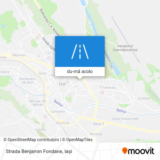 Hartă Strada Benjamin Fondane