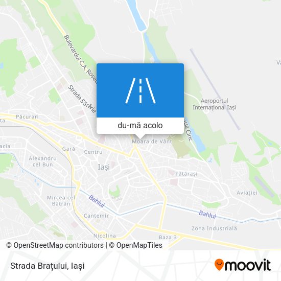 Hartă Strada Brațului