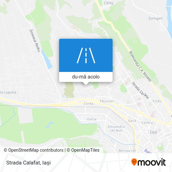 Hartă Strada Calafat