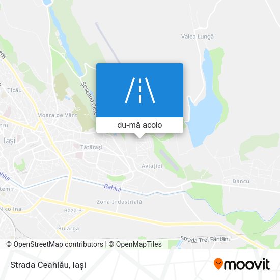 Hartă Strada Ceahlău