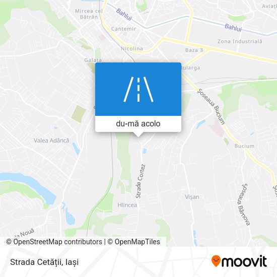 Hartă Strada Cetății
