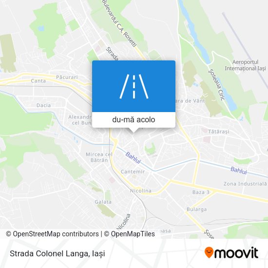 Hartă Strada Colonel Langa