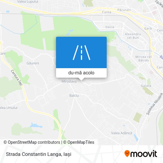 Hartă Strada Constantin Langa
