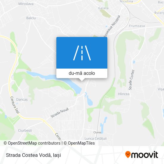 Hartă Strada Costea Vodă