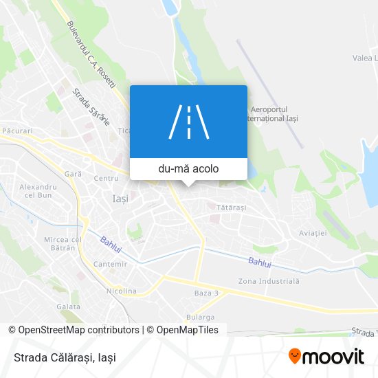 Hartă Strada Călărași
