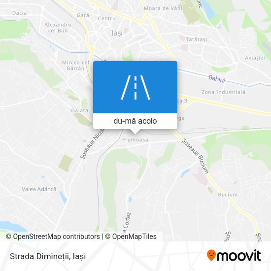 Hartă Strada Dimineții