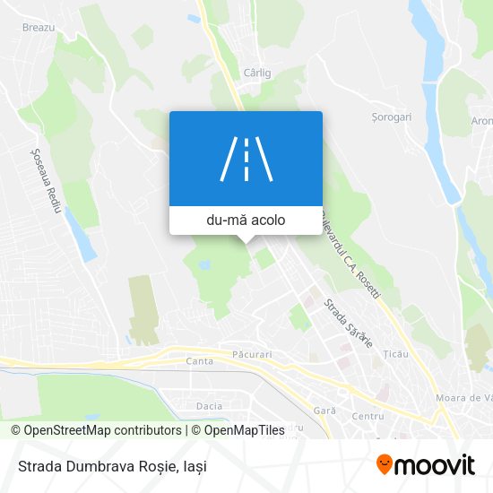 Hartă Strada Dumbrava Roșie