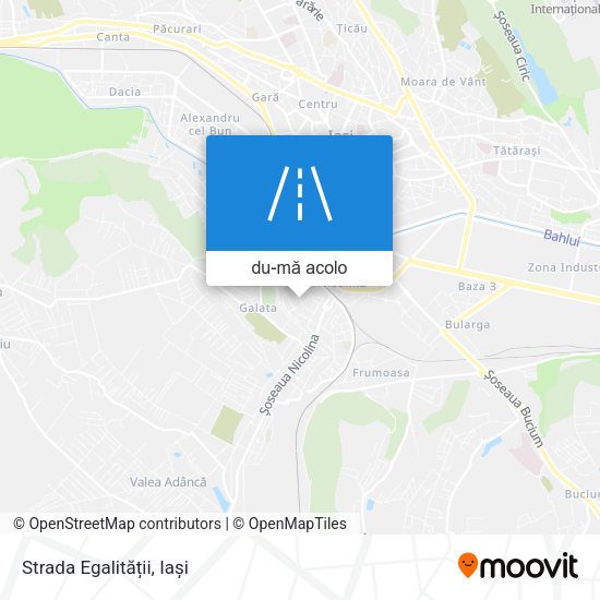 Hartă Strada Egalității