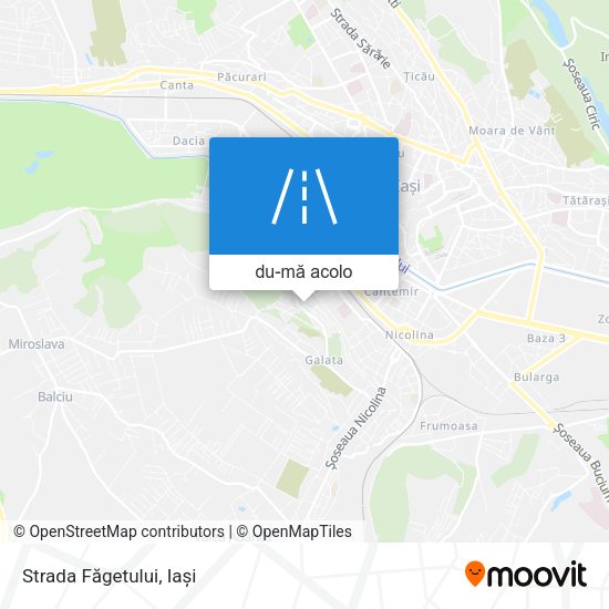 Hartă Strada Făgetului