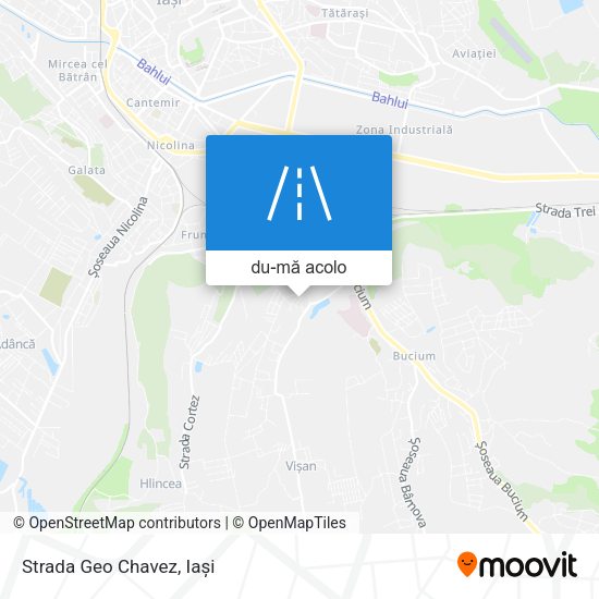 Hartă Strada Geo Chavez