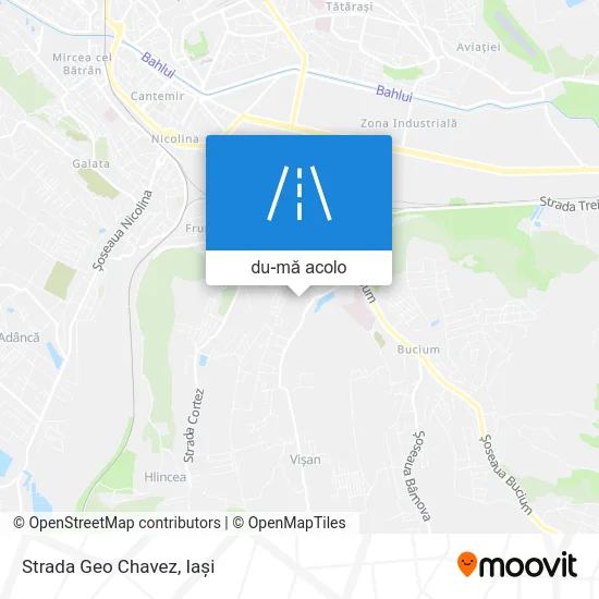 Hartă Strada Geo Chavez