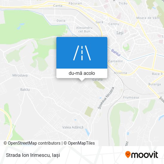 Hartă Strada Ion Irimescu