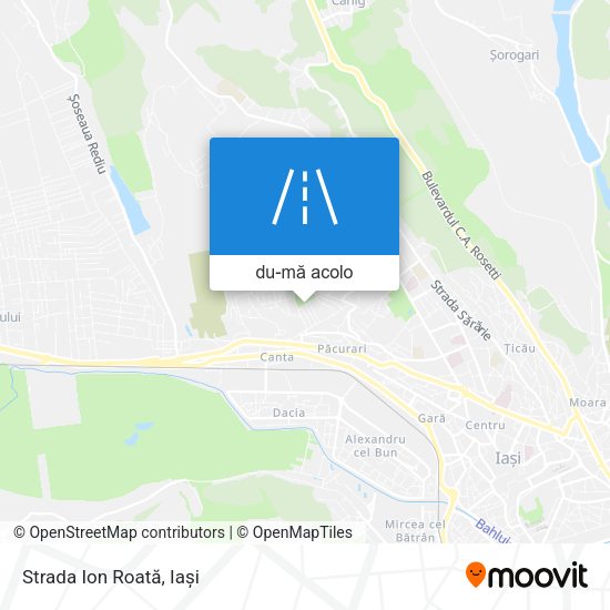 Hartă Strada Ion Roată