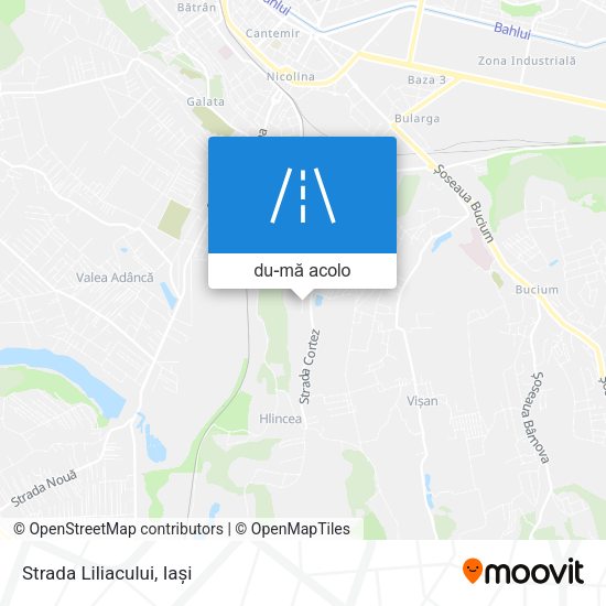 Hartă Strada Liliacului