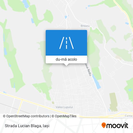 Hartă Strada Lucian Blaga