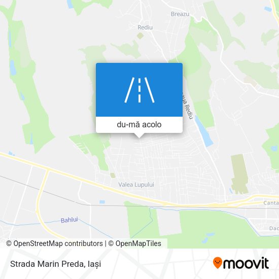 Hartă Strada Marin Preda