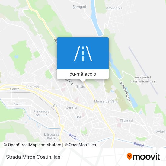 Hartă Strada Miron Costin