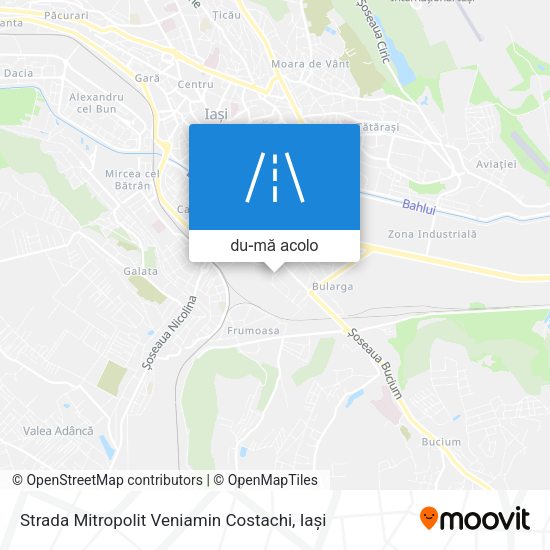 Hartă Strada Mitropolit Veniamin Costachi