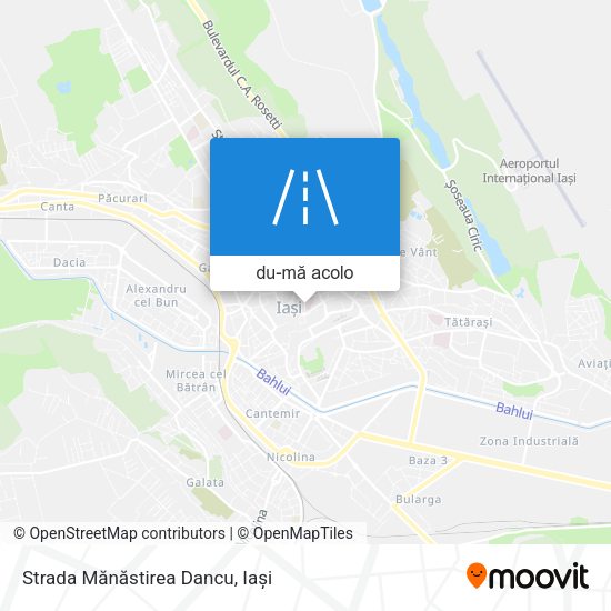 Hartă Strada Mănăstirea Dancu