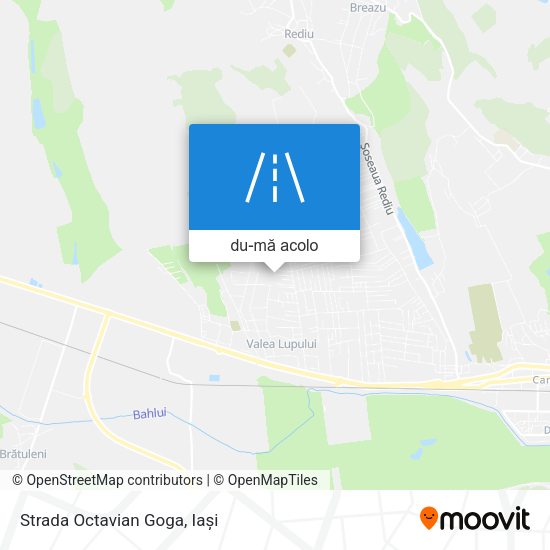 Hartă Strada Octavian Goga