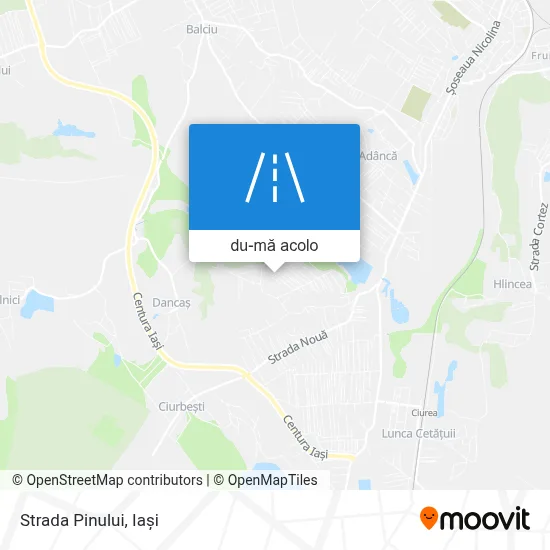 Hartă Strada Pinului