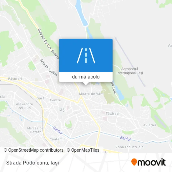 Hartă Strada Podoleanu