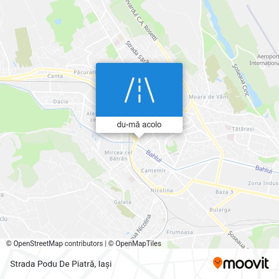Hartă Strada Podu De Piatră