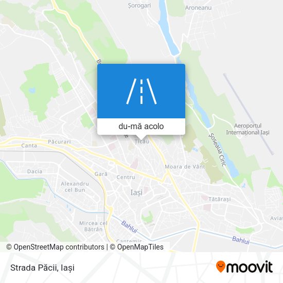 Hartă Strada Păcii