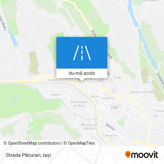 Hartă Strada Păcurari